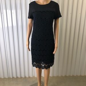 Antonio Melani Black Sheath Dress.  Preowned